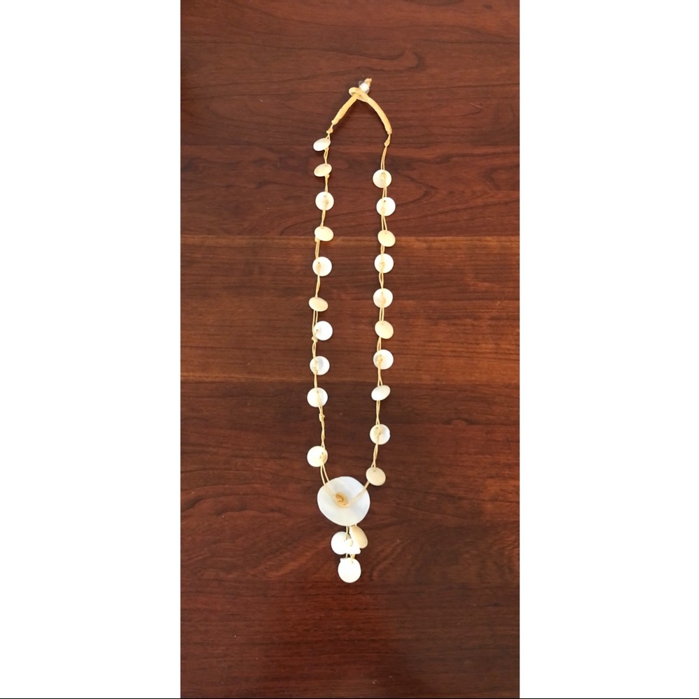 White Shell Necklace - image 1